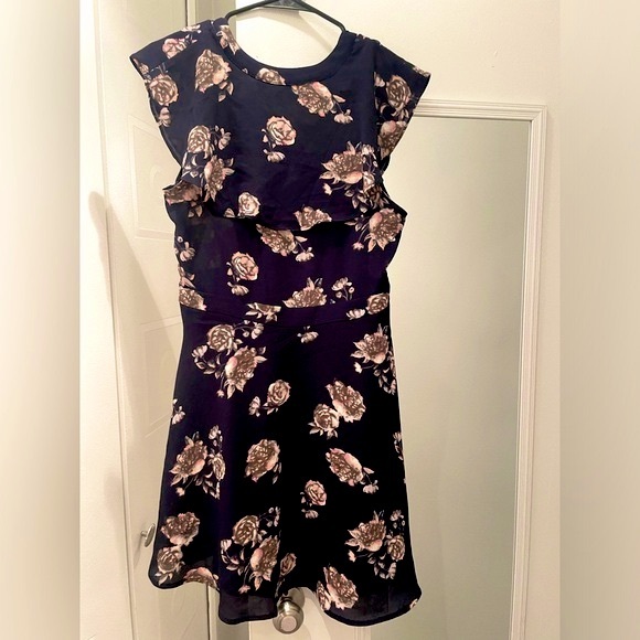 Beautiful Ruffle Dress with Button and Bow Details by Collective Concepts - Picture 9 of 10